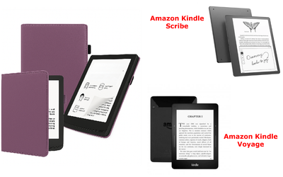 Чехол CRAYTON для Amazon Kindle Scribe, Voyage – стиль, защита, цвет Purple