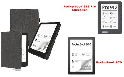 Чехол CRAYTON для PocketBook 912, 970 – стиль, защита, цвет Gray