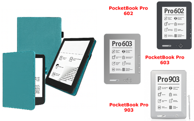 Чехол CRAYTON для PocketBook Pro 602, 603, 903 – стиль, защита, цвет Biryza