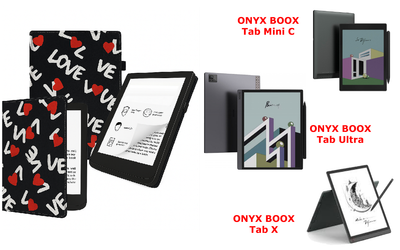 Чохол CRAYTON для ONYX BOOX Tab Mini C, Tab Ultra, Tab X — стиль, захист, колір Love