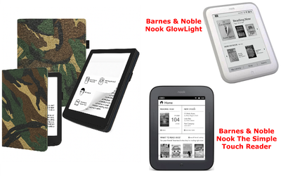 Чехол CRAYTON для Barnes & Noble Nook GlowLight, The Simple Touch Reader – стиль, защита, цвет Saxara