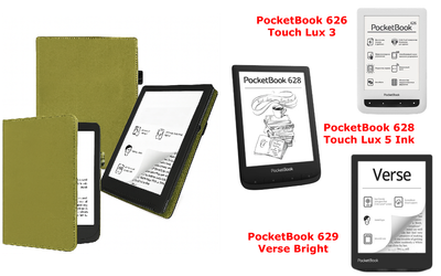 Чохол CRAYTON для PocketBook 626, 628, 629 — стиль, захист, колір Oluva