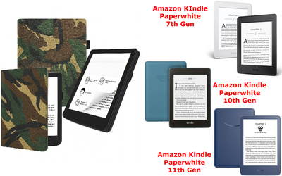 Чехол CRAYTON для Amazon KIndle Paperwhite 7th Gen, 10th Gen, 11th Gen – стиль, защита, цвет Saxara