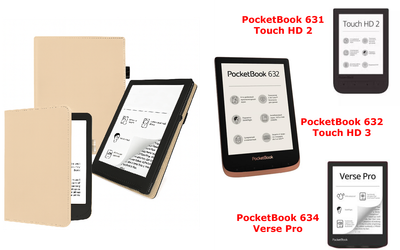 Чехол CRAYTON для PocketBook 631, 632, 634 – стиль, защита, цвет Bezevui