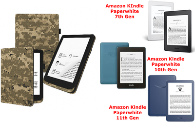 Чохол CRAYTON для Amazon KIndle Paperwhite 7th Gen, 10th Gen, 11th Gen — стиль, захист, колір Pixel M14