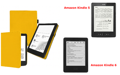 Чехол CRAYTON для Amazon Kindle 5, Amazon Kindle 6 – стиль, защита, цвет Yellow