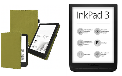 Чехол CRAYTON для Pocketbook Inkpad 3 PB740 – стиль, защита, цвет Oluva