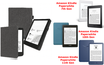 Чохол CRAYTON для Amazon KIndle Paperwhite 7th Gen, 10th Gen, 11th Gen — стиль, захист, колір Gray