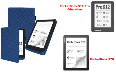 Чехол CRAYTON для PocketBook 912, 970 – стиль, защита, цвет Karos Blue