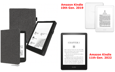 Чехол CRAYTON для Amazon Kindle 10th Gen. 2019, 11th Gen. 2022 — стиль, захист, колір Gray