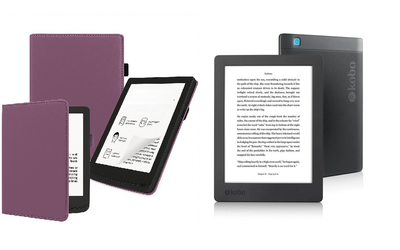 Чохол CRAYTON для Kobo Aura Edition 2 — стиль, захист, колір Purple