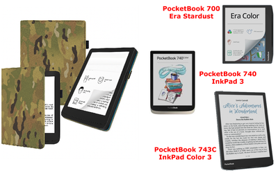Чехол CRAYTON для PocketBook 700, 740, 743 – стиль, защита, цвет Multikam