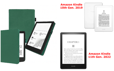 Чехол CRAYTON для Amazon Kindle 10th Gen. 2019, 11th Gen. 2022 – стиль, защита, цвет Green