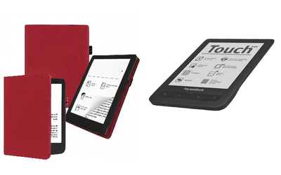Чехол CRAYTON для PocketBook Touch Lux 623 – стиль, защита, цвет Bordo