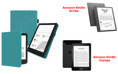 Чехол CRAYTON для Amazon Kindle Scribe, Voyage – стиль, защита, цвет Biryza