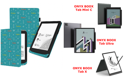 Чехол CRAYTON для ONYX BOOX Tab Mini C, Tab Ultra, Tab X – стиль, защита, цвет Feshn-Bue