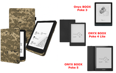 Чехол CRAYTON для Onyx BOOX Poke 3, Poke 4 Lite, Poke 5 – стиль, защита, цвет Pixel M14