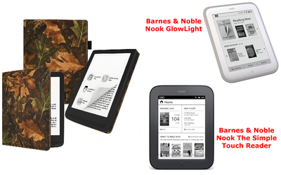 Чехол CRAYTON для Barnes & Noble Nook GlowLight, The Simple Touch Reader – стиль, защита, цвет Klen
