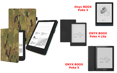 Чехол CRAYTON для Onyx BOOX Poke 3, Poke 4 Lite, Poke 5 – стиль, защита, цвет Multikam