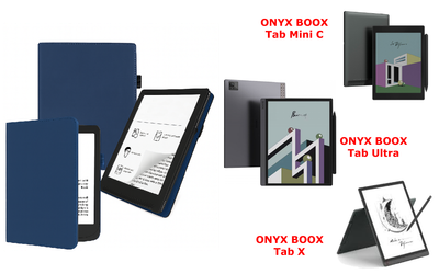 Чехол CRAYTON для ONYX BOOX Tab Mini C, Tab Ultra, Tab X – стиль, защита, цвет Blue TM