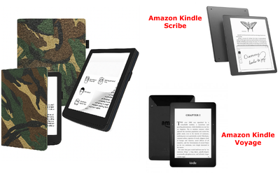 Чехол CRAYTON для Amazon Kindle Scribe, Voyage – стиль, защита, цвет Saxara