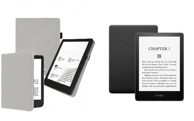 Чехол CRAYTON для Amazon Kindle Paperwhite Signature Edition 11th Gen – стиль, защита, цвет Silver