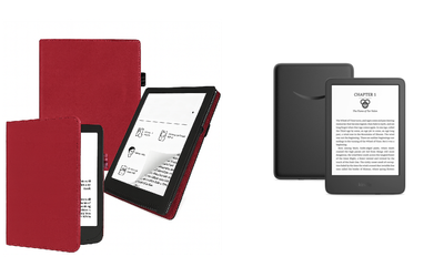 Чехол CRAYTON для Amazon Kindle Paperwhite Kids 11th Gen. 2021 – стиль, защита, цвет Bordo