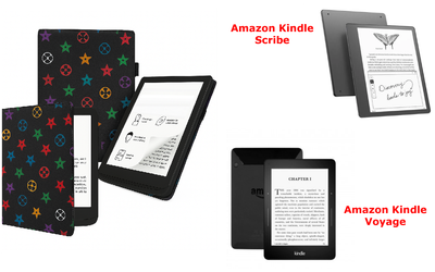 Чехол CRAYTON для Amazon Kindle Scribe, Voyage – стиль, защита, цвет Lyi Black