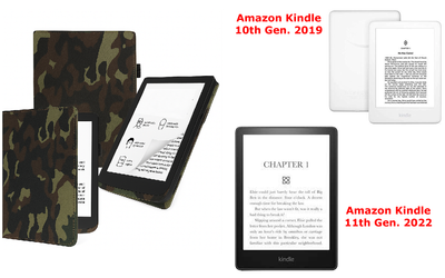 Чехол CRAYTON для Amazon Kindle 10th Gen. 2019, 11th Gen. 2022 — стиль, захист, колір XakiTM