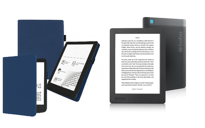 Чехол CRAYTON для Kobo Aura Edition 2 – стиль, защита, цвет Blue TM