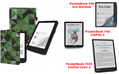 Чехол CRAYTON для PocketBook 700, 740, 743 – стиль, защита, цвет Feshn-Green