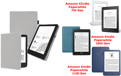 Чехол CRAYTON для Amazon KIndle Paperwhite 7th Gen, 10th Gen, 11th Gen – стиль, защита, цвет Silver