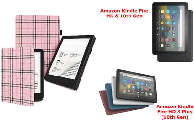 Чехол CRAYTON для Amazon Kindle Fire HD 8 10th Gen, Fire HD 8 Plus (10th Gen) – стиль, защита, цвет Barbery