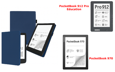 Чехол CRAYTON для PocketBook 912, 970 – стиль, защита, цвет Blue TM