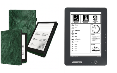 Чехол CRAYTON для PocketBook Pro 912 – стиль, защита, цвет Green Snake