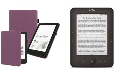 Чехол CRAYTON для Ergo Book 0612 – стиль, защита, цвет Purple