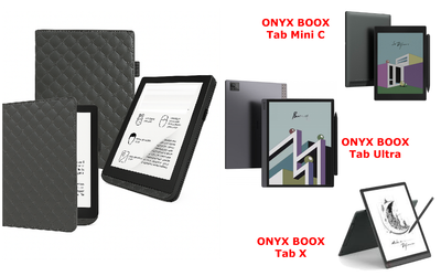 Чехол CRAYTON для ONYX BOOX Tab Mini C, Tab Ultra, Tab X – стиль, защита, цвет Karos Gray