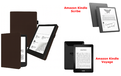 Чохол CRAYTON для Amazon Kindle Scribe, Voyage — стиль, захист, колір Braun