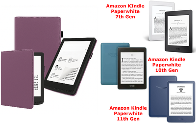 Чехол CRAYTON для Amazon KIndle Paperwhite 7th Gen, 10th Gen, 11th Gen – стиль, защита, цвет Purple