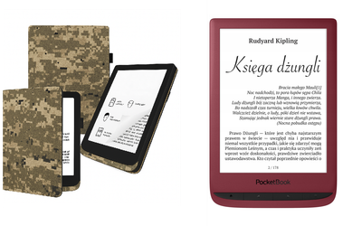 Чохол CRAYTON для PocketBook Touch Lux 5 — стиль, захист, колір Pixel M14