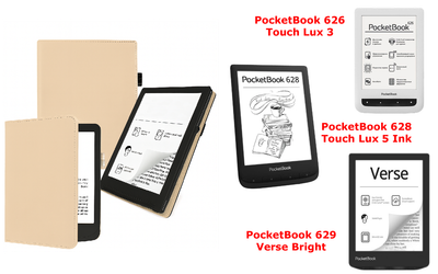 Чехол CRAYTON для PocketBook 626, 628, 629 – стиль, защита, цвет Bezevui