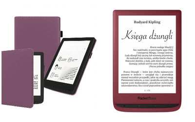 Чехол CRAYTON для PocketBook Touch Lux 5 – стиль, защита, цвет Purple