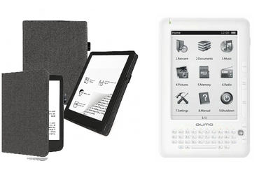 Чехол CRAYTON для Qumo Libro II HD – стиль, защита, цвет Gray