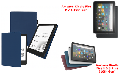 Чохол CRAYTON для Amazon Kindle Fire HD 8 10th Gen, Fire HD 8 Plus (10th Gen) — стиль, захист, колір BlueTM