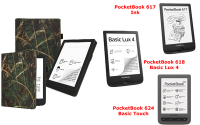 Чохол CRAYTON для PocketBook 617, 618, 624 — стиль, захист, колір Lis
