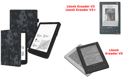 Чохол CRAYTON для Lbook Ereader V3, V3+, V5 — стиль, захист, колір Xaki Winter