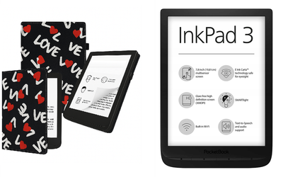 Чохол CRAYTON для Pocketbook Inkpad 3 PB740 — стиль, захист, колір Love
