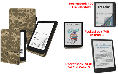 Чехол CRAYTON для PocketBook 700, 740, 743 – стиль, защита, цвет Pixel M14