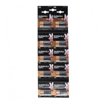 Батарейки Duracell АА 20 шт (відривні 2х10)