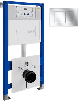 Инсталляция Helmken 38099002 с панелью смыва + звукоизоляция и комплект креплений
